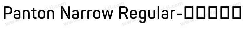 Panton Narrow Regular字体转换
